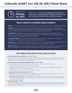 Colorado ADMT Act (SB 26-189) Cheat Sheet