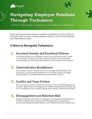 Navigating Employee Relations Through Turbulence