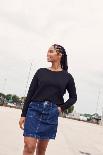 Ladies Cropped Sweat