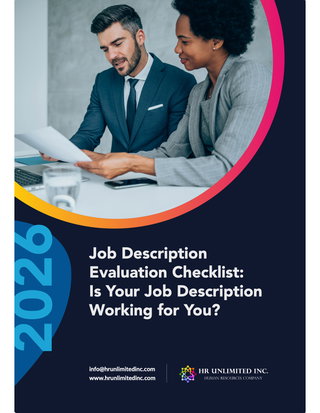 Job Description Evaluation Checklist