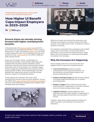 How Higher UI Benefit Caps Impact Employers in 2025–2026
