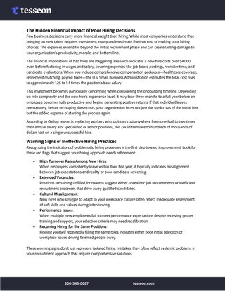 How to Avoid Hiring Bad Employees?