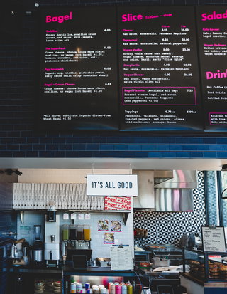 Discover How Bagel+Slice Showcased Their Menu With an LED Light Box!