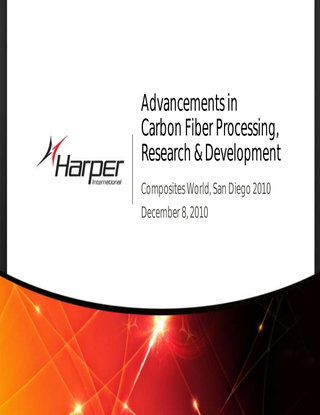 Advancements in Carbon Fiber Processing for Research & Development