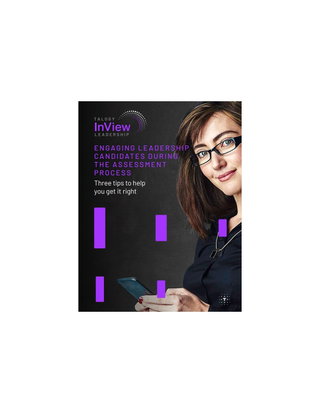Engaging leadership candidates during the assessment process