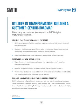 Utilities in Transformation: Building a Customer-centric Roadmap