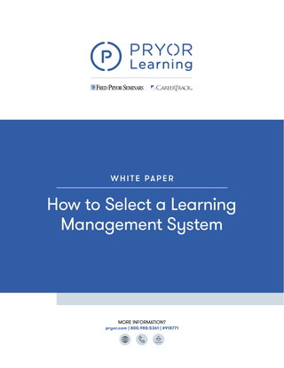 How to Select a Learning Management System