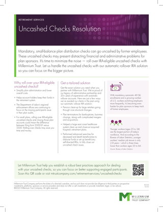 Resolve uncashed checks