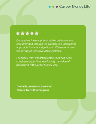 Career Transition Testimonial - Global Professional Services