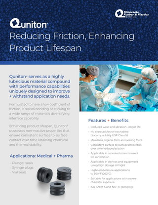 Quniton® Reducing Friction, Enhancing Product Lifespan
