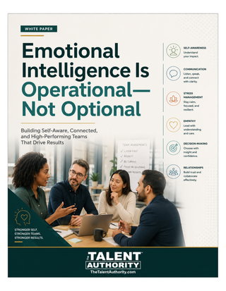 Are You Training People to Do the Job Without Helping Them Handle the Job?   Emotional Intelligence Is Operational – Not Optional