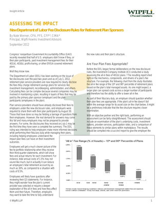 Assessing the Impact: New DOL Fee Disclosure Rules for Retirement Plan Sponsors