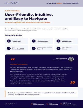 Climate Pros Testimonial: User-Friendly, Intuitive, and Easy to Navigate