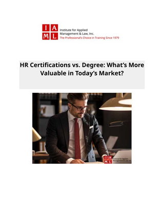 HR Certifications vs. Degree: What’s More Valuable in Today’s Market?
