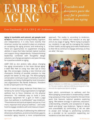 Embrace Aging: Providers and designers pave the way for a positive outlook on aging