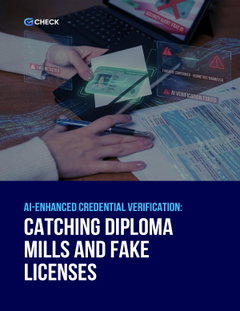 AI-Enhanced Credential Verification: Catching Diploma Mills and Fake Licenses