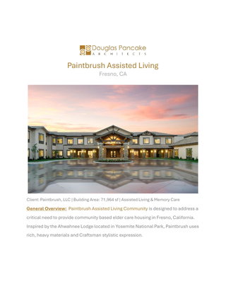 Project: Paintbrush Assisted Living