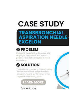 PROBLEM SOLVED: eXcelon Transbronchial Aspiration Needle Case Study Intro