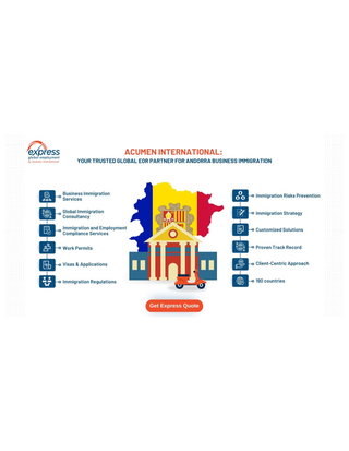 Expand your business to Andorra via Global EOR with immigration support