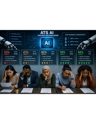 The AI Labor Market Contradiction: Layoffs, ATS Matching, and the Limits of Similarity-Based Hiring