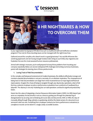 8 HR Nightmares & How to Overcome Them