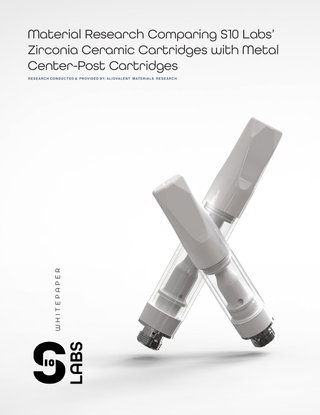 Material Research Comparing S10 Labs' Zirconia Ceramic Cartridges with Metal Center-Post Cartridges