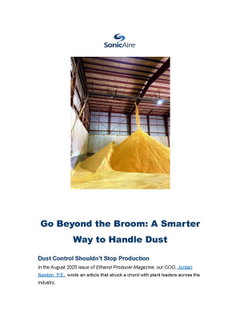 Go Beyond the Broom: A SmarterWay to Handle Dust