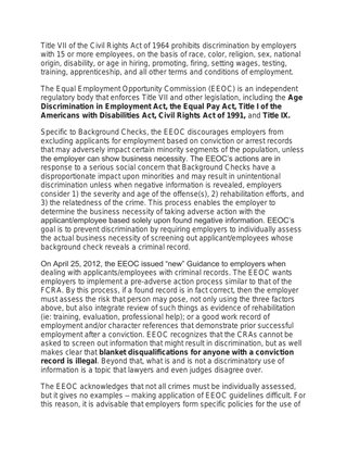 EEOC Regulations