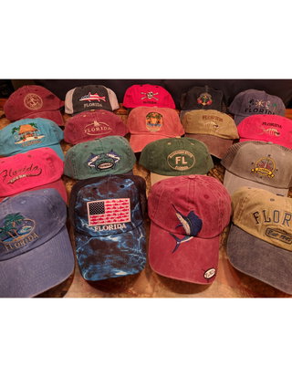 More Sales: Menu for 'Florida' caps, visors & buckets