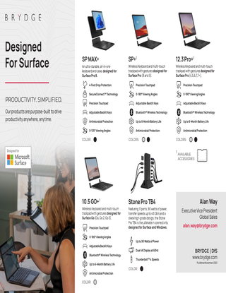 Surface Family Product Sheet