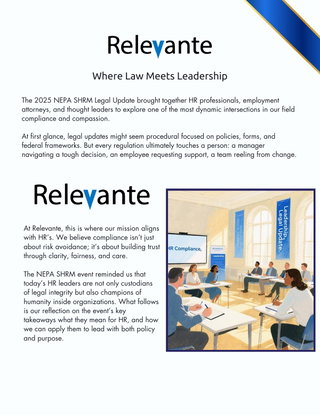 Legal Update for HR Leaders
