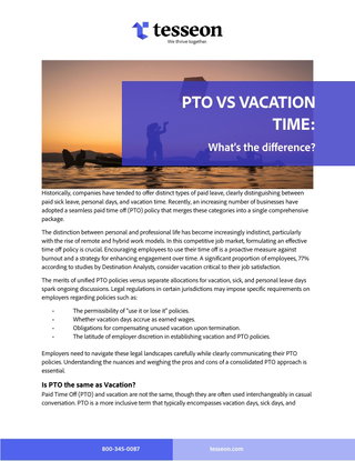 PTO vs Vacation Time: What's the Difference?