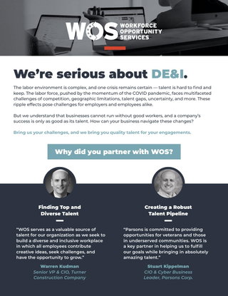 We're serious about DE&I