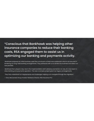 RSA Insurance Testimonial
