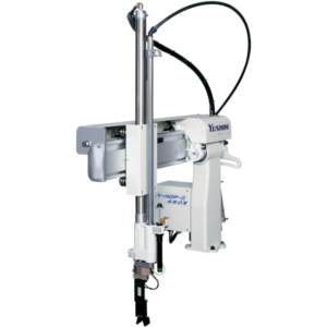 N-HOP: Single-Axis Servo Swing Type Runner Take-out Robots