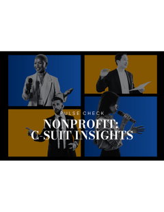 Nonprofit: C-Suite Insights Pulse Check 2025
