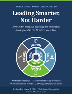 Decision Guide Coaching Leaders: Work Smarter
