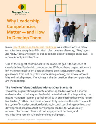 Why Leadership Competencies Matter and How to Develop Them
