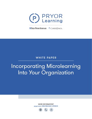 Incorporating Microlearning Into Your Organization