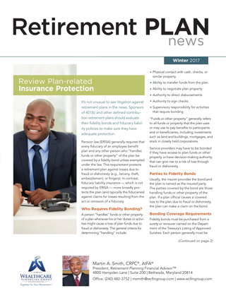 Retirement Plan News