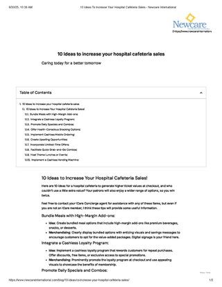 10 Ideas To Increase Your Hospital Cafeteria Sales