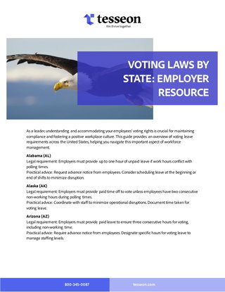 Voting Laws by State: Employer Resource