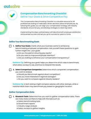 Looking to Compete for Top Talent? Download the Compensation Benchmarking Checklist
