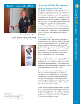 Temple Terrace Police Department - Case Study 
