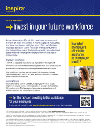Tuition assistance: Invest in your future workforce