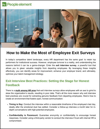 How to Make the Most of Employee Exit Surveys