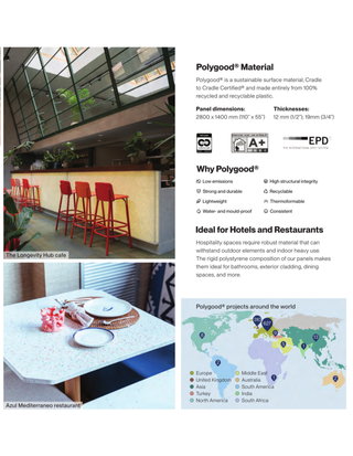 Polygood® Hospitality Applications: Selected Projects