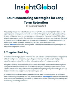 Four Onboarding Strategies for Long-Term Retention