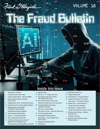 Frank Abagnale Fraud Bulletin Vol. 18