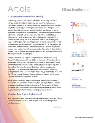 Technology Independence